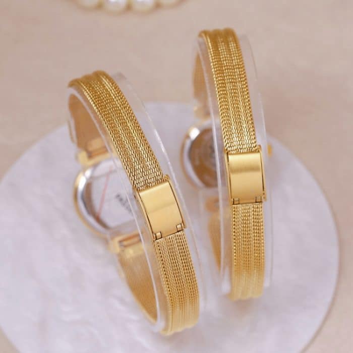 BS Bee Sister Damen-Armbanduhr im Retro-Stil, 22 mm, mit Armband aus Edelstahlgeflecht und Schmetterlingsdesign – Bild 4