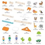 Kinder Architektur Bausteine ​​Holzhaus Zapfenverbindung Struktur montiert Spielzeug – Bild 3