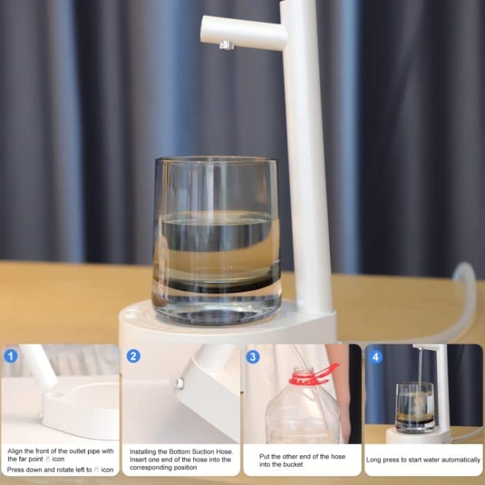 Intelligente Trinkwasserpumpe Desktop Wasserflaschenspender 7 Dosierstufen – Bild 5