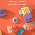 Baby Kautable Weiche Bausteine ​​Kinder Große Partikel Puzzle Weiche Gummi Spielzeug – Bild 6
