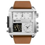 OLEVS 1101 Sport Multifunktions Quadratisch Herren Quarz Elektronische Uhr