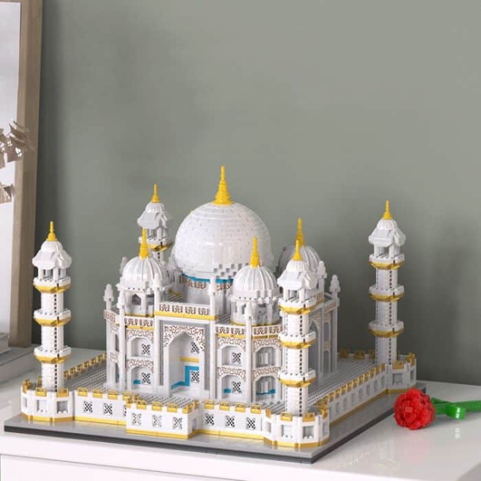 Hohe Schwierigkeit Mikro-Partikel Taj Mahal Burg Bausteine ​​Kinder Puzzle Spielzeug Festival Geschenk – Bild 2