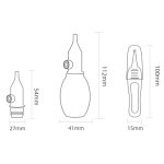 Nasensauger für Babys mit Anti-Reflux-Effekt, Nasenreiniger mit Pumpe – Bild 3