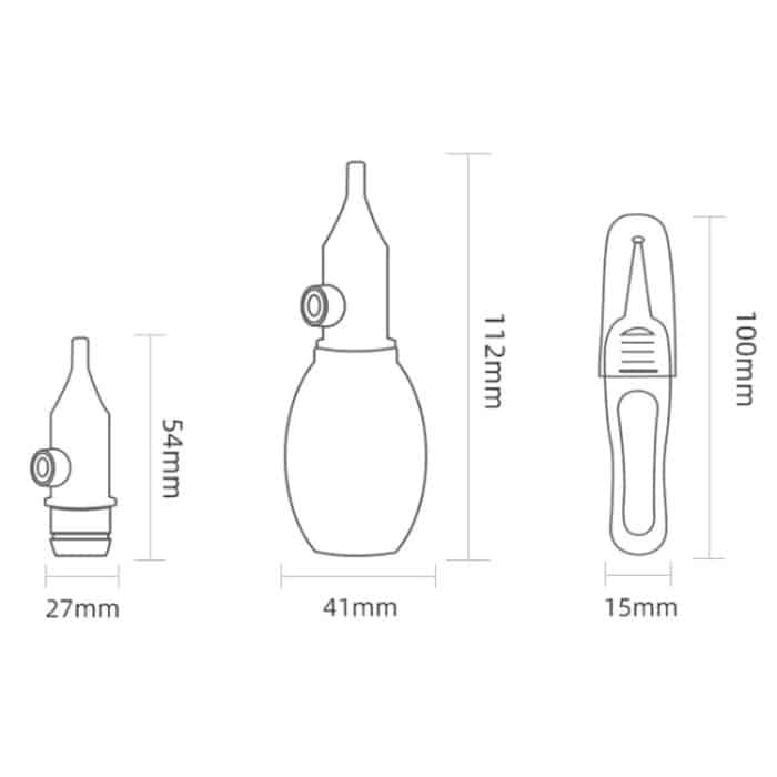 Nasensauger für Babys mit Anti-Reflux-Effekt, Nasenreiniger mit Pumpe – Bild 3