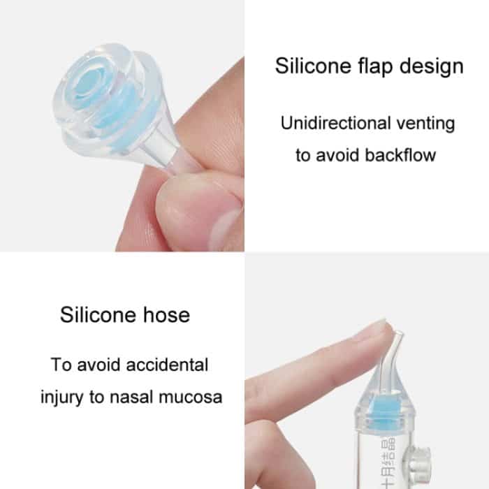 Nasensauger für Babys mit Anti-Reflux-Effekt, Nasenreiniger mit Pumpe – Bild 4