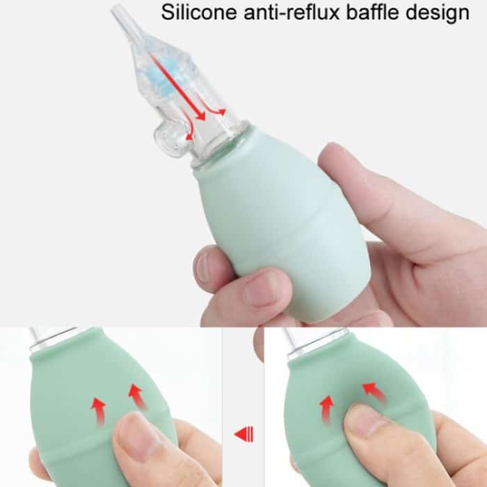 Nasensauger für Babys mit Anti-Reflux-Effekt, Nasenreiniger mit Pumpe – Bild 6