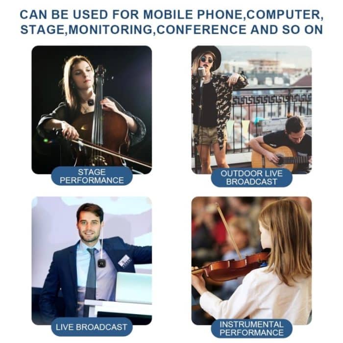 5,8G Wireless In-Ear-Monitor-System Dual-Ohrhörer-Überwachung Sender Empfänger, One To One, One To Two, One To Four – Bild 9