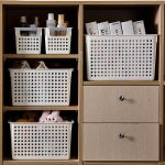 Kunststoff Lagerung Korb Desktop Diverse Organizer Rahmen Spielzeug Küche Snacks Lagerung Box, Shallow Small White, Shallow Small Pink, Shallow Small Blue, Shallow Medium White, Shallow Medium Pink, Shallow Medium Blue, Shallow Large White... – Bild 10