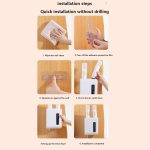 140 W Schuhtrockner, Wandmontage, Schuhwärmer, Heizung, 3-Gang-Zeitsteuerung, 360 Grad drehbarer Luftauslass, US Plug, EU Plug, UK Plug, AU Plug – Bild 9