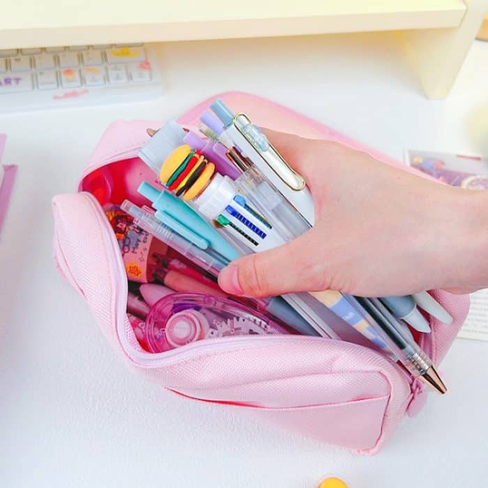 Mehrschichtige Bleistifttasche, multifunktionale Stifteetuis mit großer Kapazität, süße Cartoon-Briefpapiertasche – Bild 6