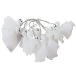 Halloween Stoff Geist String Lichter LED Scary Ghost Festival Indoor Dekoration Umgebungs Lampe, 1.5m 10 Lights White, 3m 20 Lights White, 1.5m 10 Lights Warm White, 3m 20 Lights Warm White – Bild 2