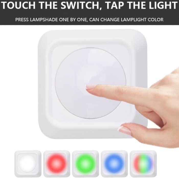 Fernbedienung Nachtlicht LED Nachttisch RGB Bunte Pat Licht – Bild 5