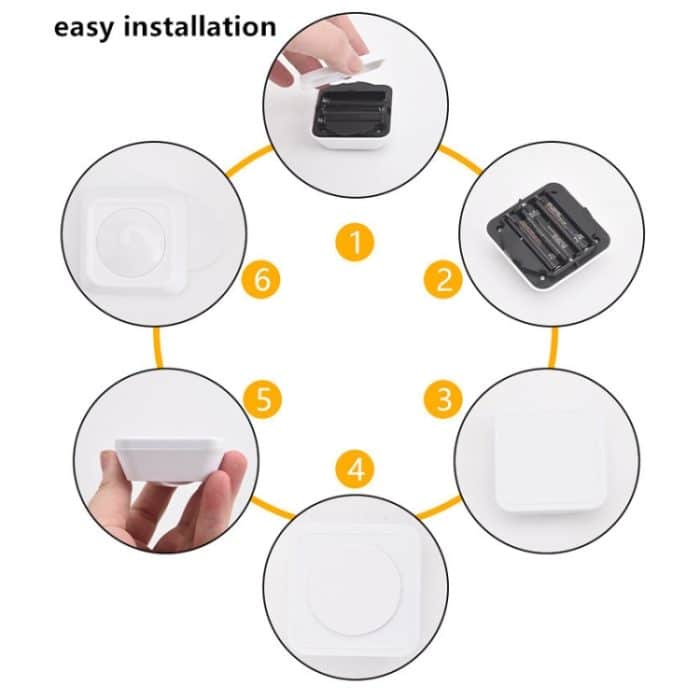 Fernbedienung Nachtlicht LED Nachttisch RGB Bunte Pat Licht – Bild 7