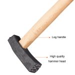 Handgemachter DIY Quadrathammer Gold- und Silberschmuck Texturhammer – Bild 4