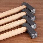 Handgemachter DIY Quadrathammer Gold- und Silberschmuck Texturhammer – Bild 6