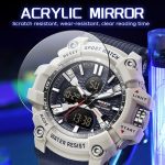 SANDA Herren Elektronische Uhr Outdoor Sport Leuchtende Uhr – Bild 8