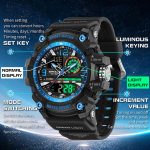 SANDA Elektronische Uhr mit großem Zifferblatt, multifunktionale Outdoor-Sportuhr – Bild 3