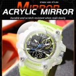 SANDA Elektronische Uhr mit großem Zifferblatt, multifunktionale Outdoor-Sportuhr – Bild 6