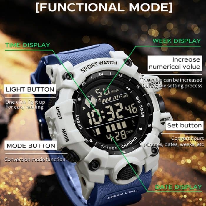 TBD06054658_B3.jpg SANDA Outdoor Sportuhr Einfache Multifunktions-Elektronikuhr – Bild 4