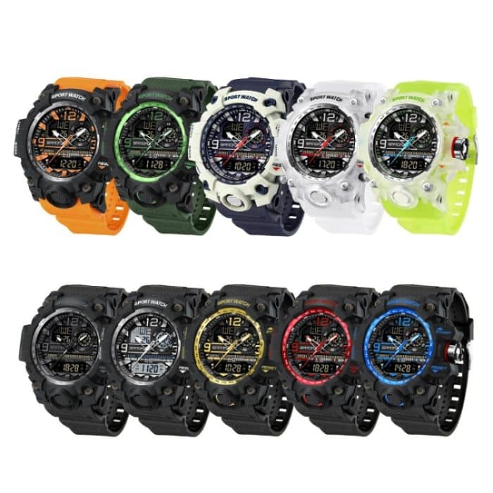 TBD06054669_B1.jpg SANDA Student Teenager Elektronische Uhr Multi-funktionale Armbanduhr – Bild 2