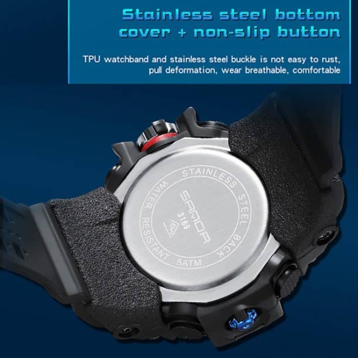 SANDA Teenager Sport Elektronische Uhr Männer Personalisierte Armbanduhr – Bild 9