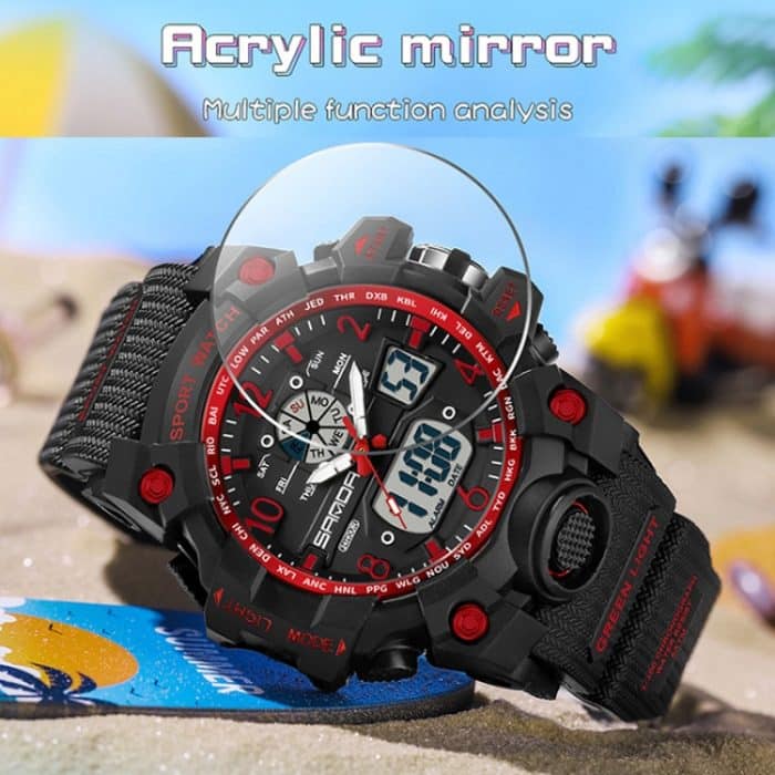 SANDA Paar Elektronische Uhr Frauen Personalisierte Leuchtende Armbanduhr – Bild 6