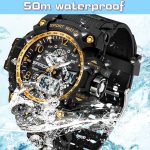 SANDA Paar Elektronische Uhr Frauen Personalisierte Leuchtende Armbanduhr – Bild 7