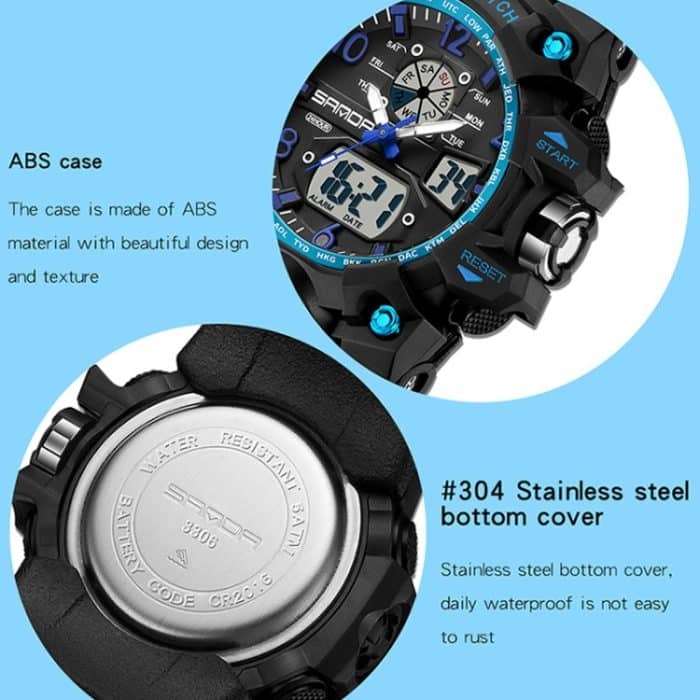 SANDA Paar Elektronische Uhr Frauen Personalisierte Leuchtende Armbanduhr – Bild 10