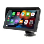 Tragbarer 7-Zoll-CarPlay-Monitor mit Bluetooth 5.0, Display, Display + Camera