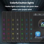 Tragbarer 7-Zoll-CarPlay-Monitor mit Bluetooth 5.0, Display, Display + Camera – Bild 6