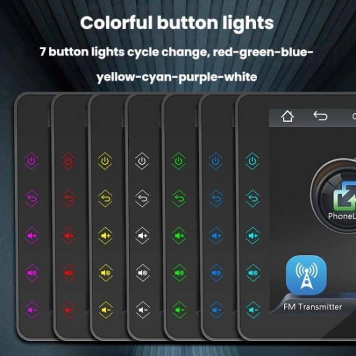 Tragbarer 7-Zoll-CarPlay-Monitor mit Bluetooth 5.0, Display, Display + Camera – Bild 6