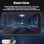 Tragbarer 7-Zoll-CarPlay-Monitor mit Bluetooth 5.0, Display, Display + Camera – Bild 7