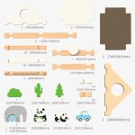 Kinder Frühes Lernen Zapfen- und Zapfenbaustein-Bausteine ​​Hütte DIY Holzmontage Lernspielzeug – Bild 3