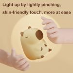 Niedlichen Cartoon Meerschweinchen Nachtlicht Ornamente Kinder Silikon Pat Licht – Bild 4