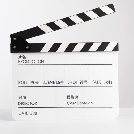 Holz Regiebrett Aufnahme Video Film Stadt Szene Rekordbrett Fotografie Requisiten