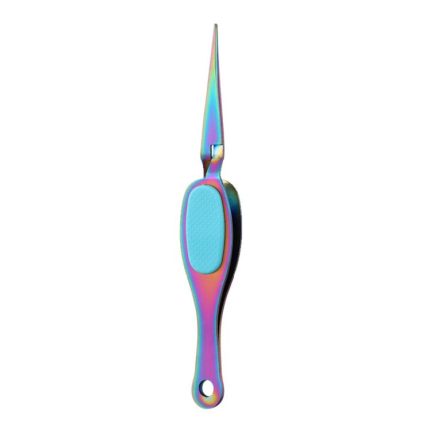 Edelstahl Reverse Pinzette Falsche Wimpern Nagel Positionierung DIY Reverse Clip