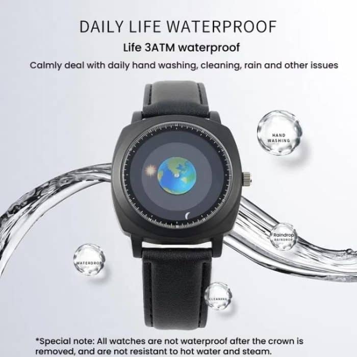 YAZOLE 588 Herrenuhr Erde Sonne Mond Zeiger Quarzuhr Studentenarmbanduhr – Bild 5