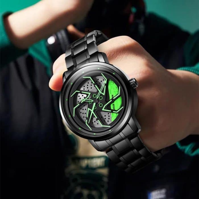 TBD06057690_B1.jpg YAZOLE N942 Personalisierte Herrenuhr Rotierende Skelettuhr – Bild 2