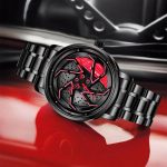 YAZOLE N942 Personalisierte Herrenuhr Rotierende Skelettuhr – Bild 4