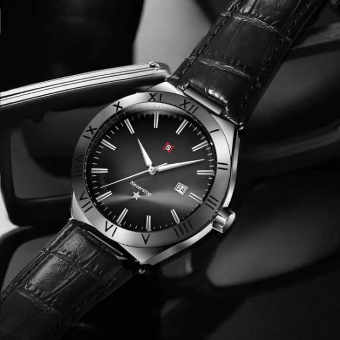 YAZOLE N953 Einfache Business Herrenuhr Leuchtender Kalender Studentenuhr – Bild 2