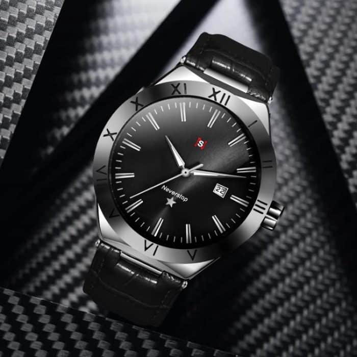 YAZOLE N953 Einfache Business Herrenuhr Leuchtender Kalender Studentenuhr – Bild 3