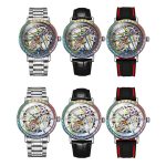 Dulunwe 6057A 30 m wasserdichte, leuchtende, vollautomatische mechanische Uhr – Bild 2