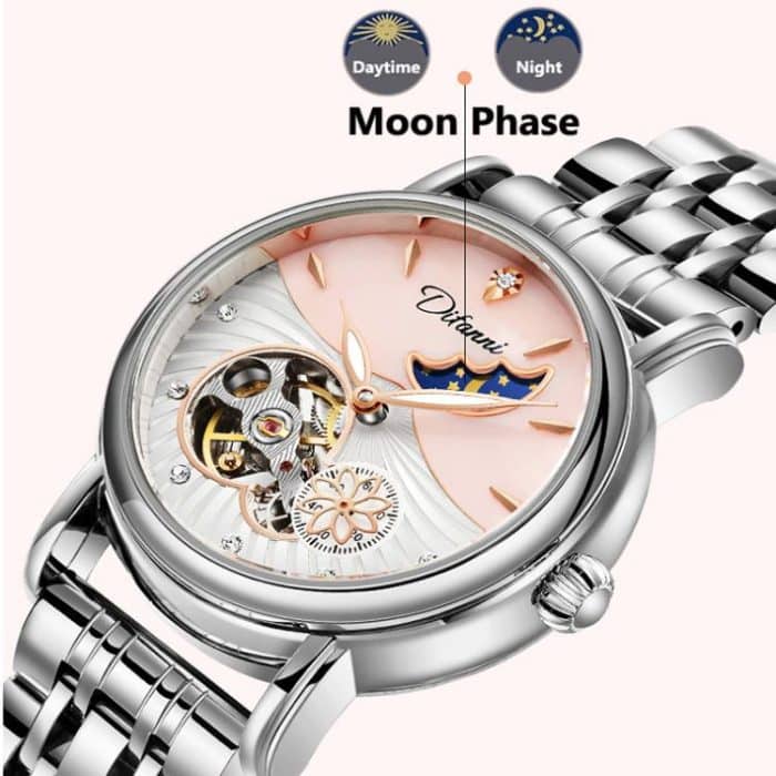 Dulunwe 6023C 30 m wasserdichte vollautomatische mechanische Uhr – Bild 5