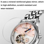 Dulunwe 6023C 30 m wasserdichte vollautomatische mechanische Uhr – Bild 8