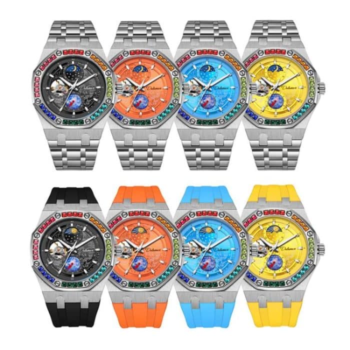 Dulunwe 6030F 30 m wasserdichte, leuchtende mechanische Uhr – Bild 2