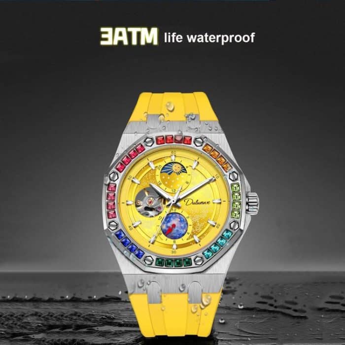 Dulunwe 6030F 30 m wasserdichte, leuchtende mechanische Uhr – Bild 5