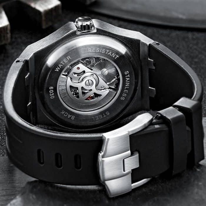 Dulunwe 6030F 30 m wasserdichte, leuchtende mechanische Uhr – Bild 8