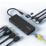 Blueendless Typ-C Gigabit Ethernet Port Multi-Screen Verschiedene Display HUB