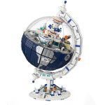 Migration Star Programm Drehbare Globus Bausteine ​​Montage Modell Ornamente Jungen Spielzeug