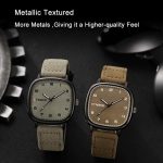 SYNOKE Men Quartz Watch Sport Retro Simple Leather Strap Quartz Watch Teenage Student Wristwatch – Bild 8